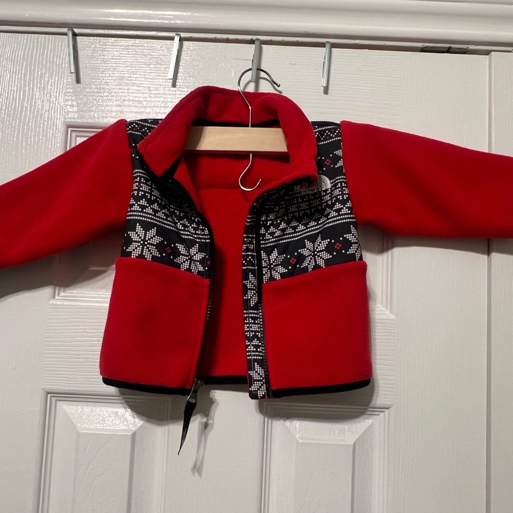 The North Face Infant Red Fleece Jacket